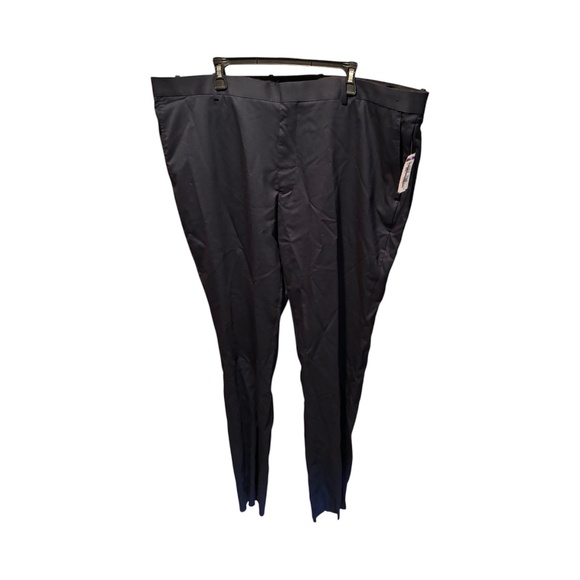 Nordstrom Men's Tech Smart Trim Fit Dress Pants in Navy - Picture 1 of 6